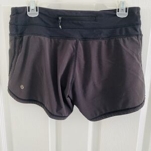 Lululemon Shorts Womens Solid Black Size 6